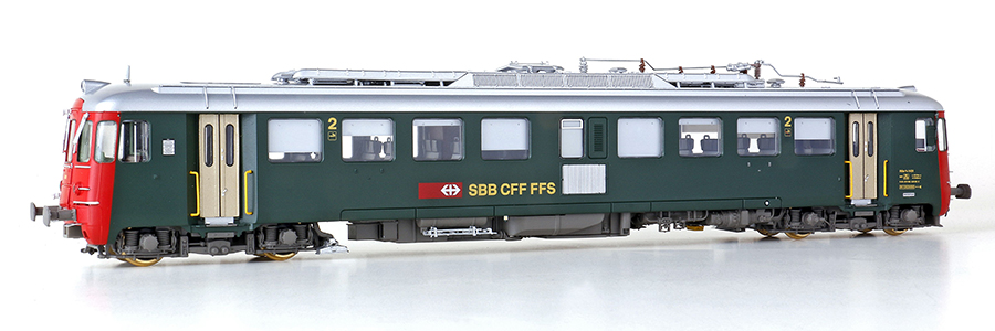 L.S. Models 17056 SBB RBe 4/4 1431 grün n.Beschr. rote Front DC Ep IV